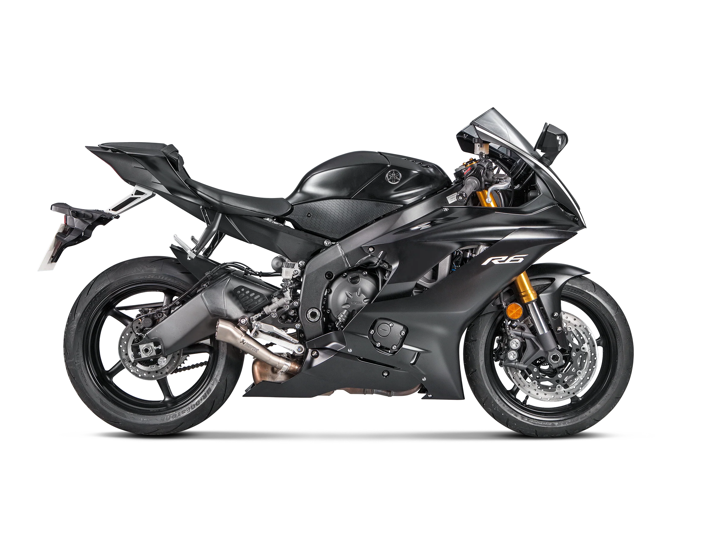 Akrapovic Megaphone Slip-On Exhaust Yamaha R6 2006-2020 - Image 2