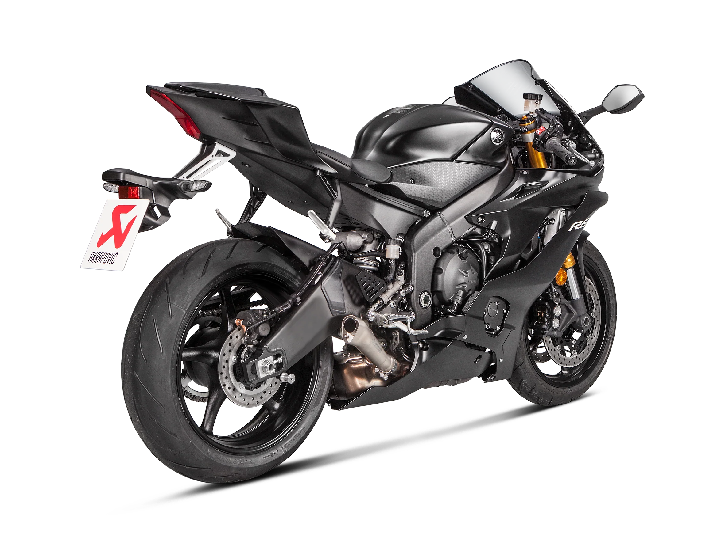 Akrapovic Megaphone Slip-On Exhaust Yamaha R6 2006-2020 - Image 3