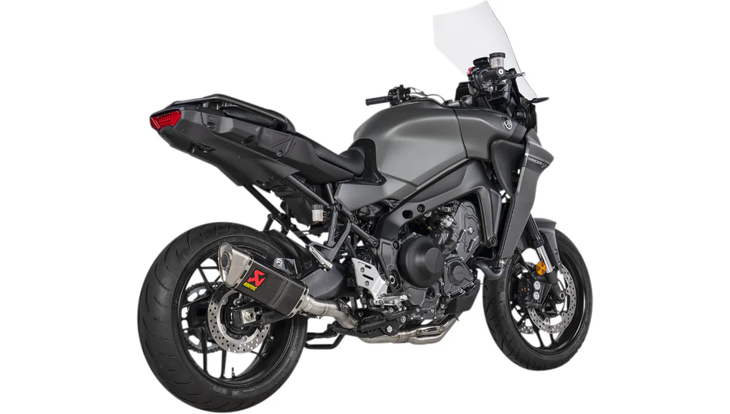 Akrapovic Racing Line Exhaust System for 2021 - 2022 Yamaha Tracer 9 GT ~ 1810-2911; Carbon Fiber, Size One Size (CFOS)
