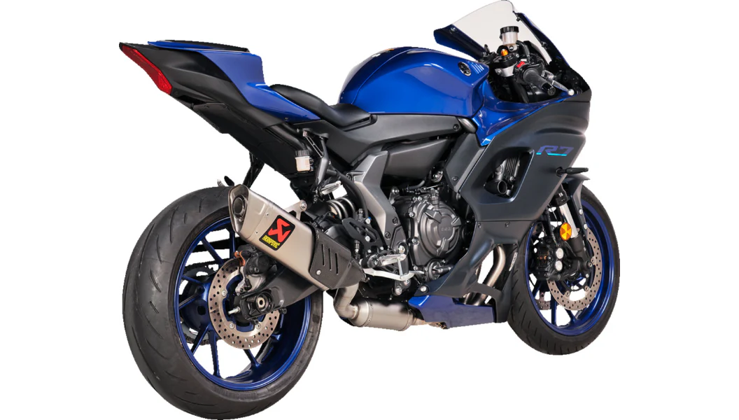Akrapovic Racing Line Exhaust System for 2022 - 2023 Yamaha YZF-R7 ~ 1810-3053; Titanium, Size One Size (TTOS)