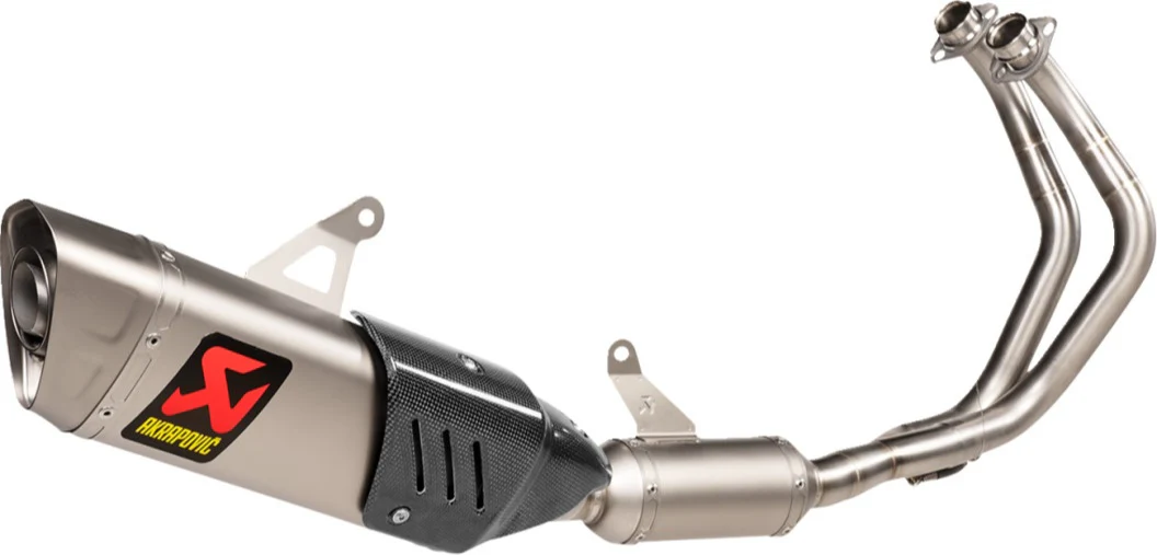 Akrapovic Racing Line Exhaust System for 2022 - 2023 Yamaha YZF-R7 ~ 1810-3053; Titanium, Size One Size (TTOS) - Image 2