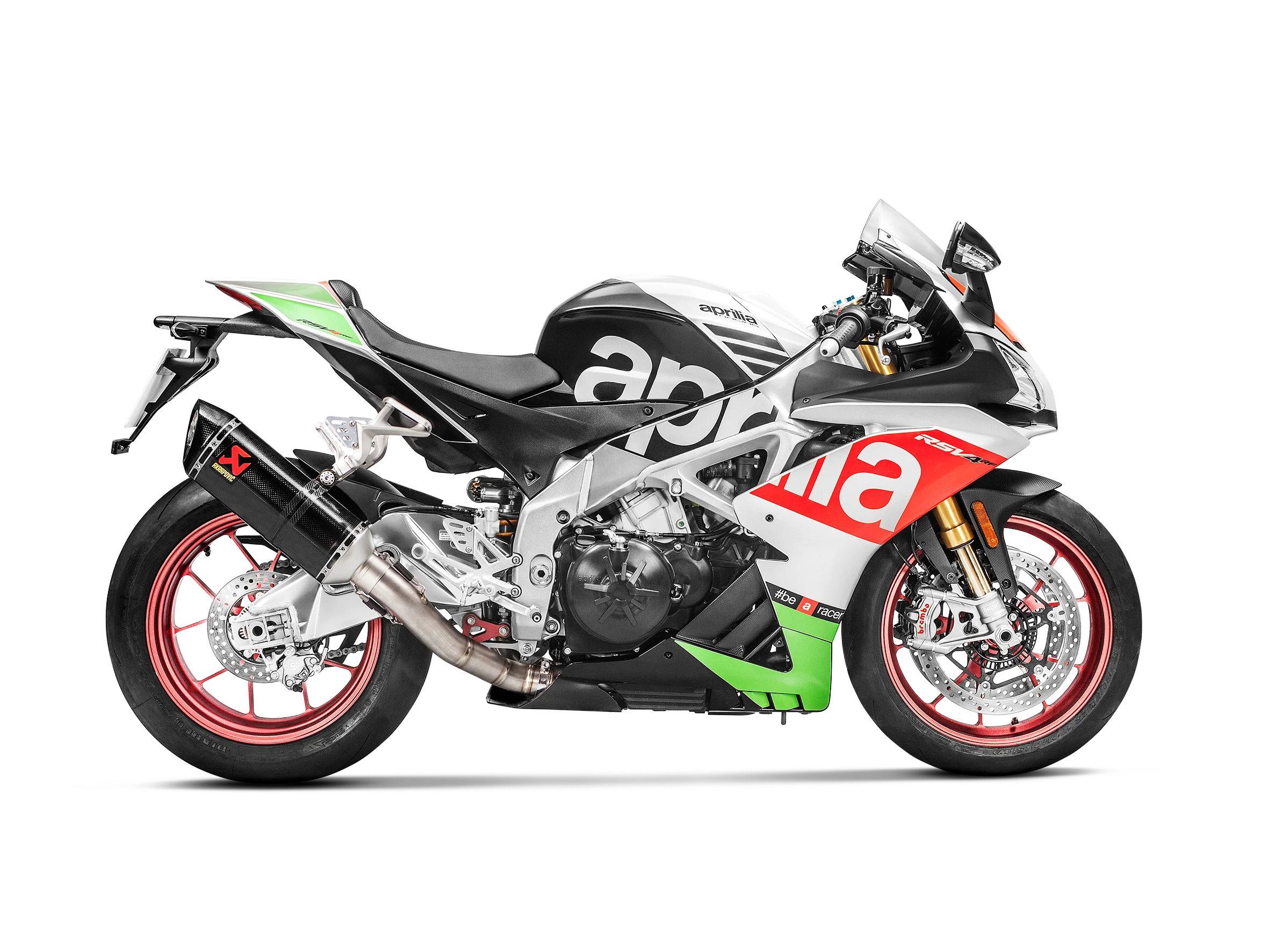 Akrapovic Slip-On Exhaust Aprilia RSV4 RR / RF / Tuono V4 1100 RR / Factory 2017-2021 - Image 2