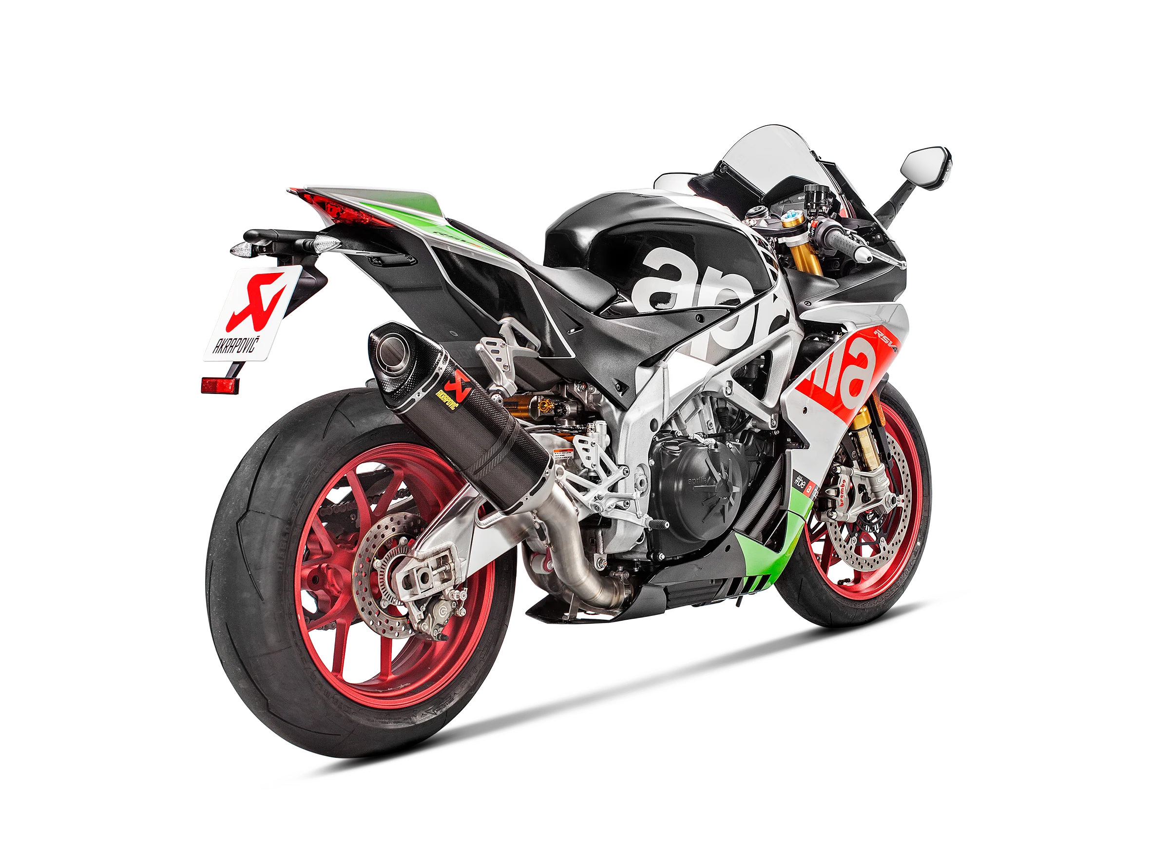Akrapovic Slip-On Exhaust Aprilia RSV4 RR / RF / Tuono V4 1100 RR / Factory 2017-2021 - Image 3