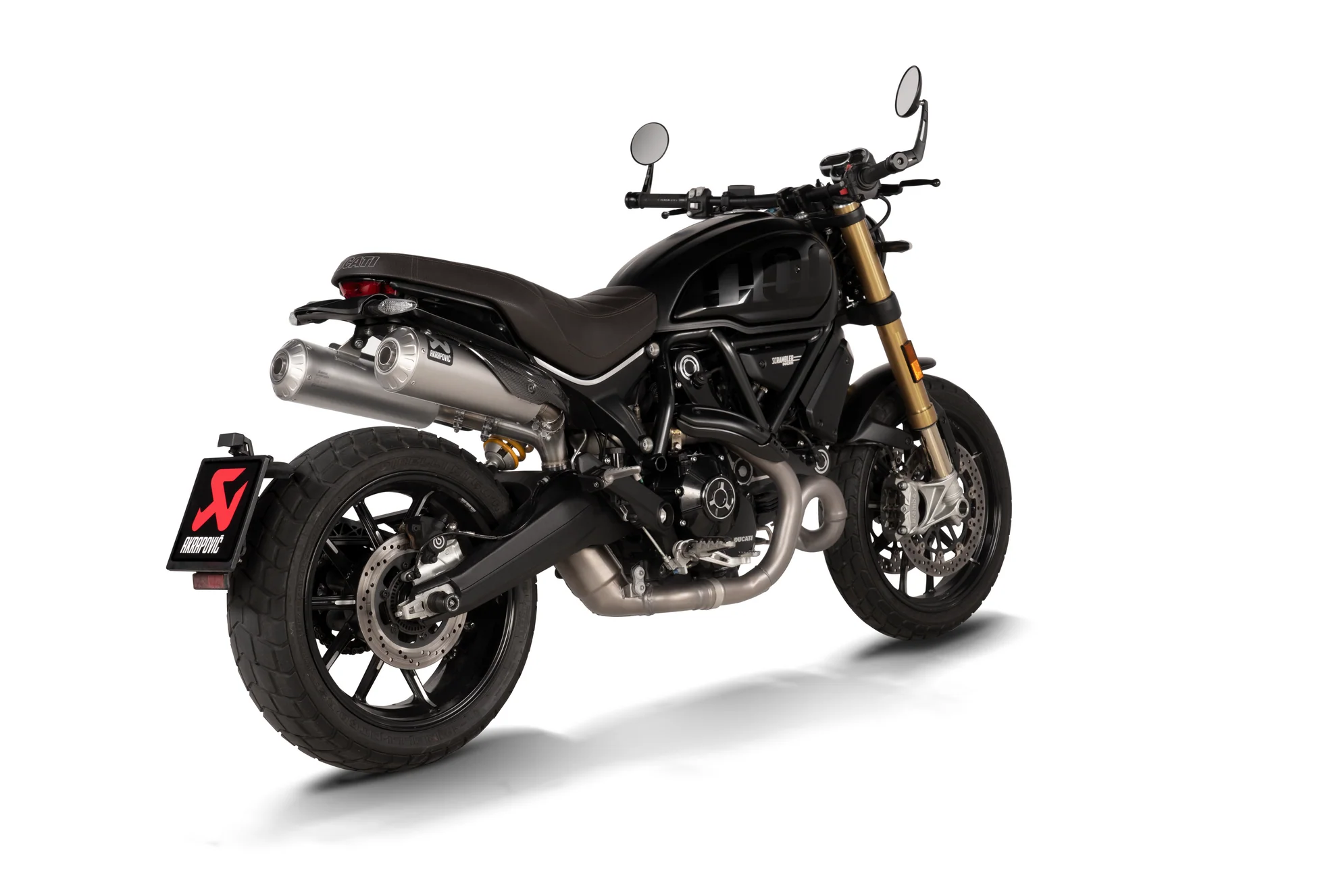 Akrapovic Slip-On Exhaust Ducati Scrambler 1100 2021-2023 - Image 3
