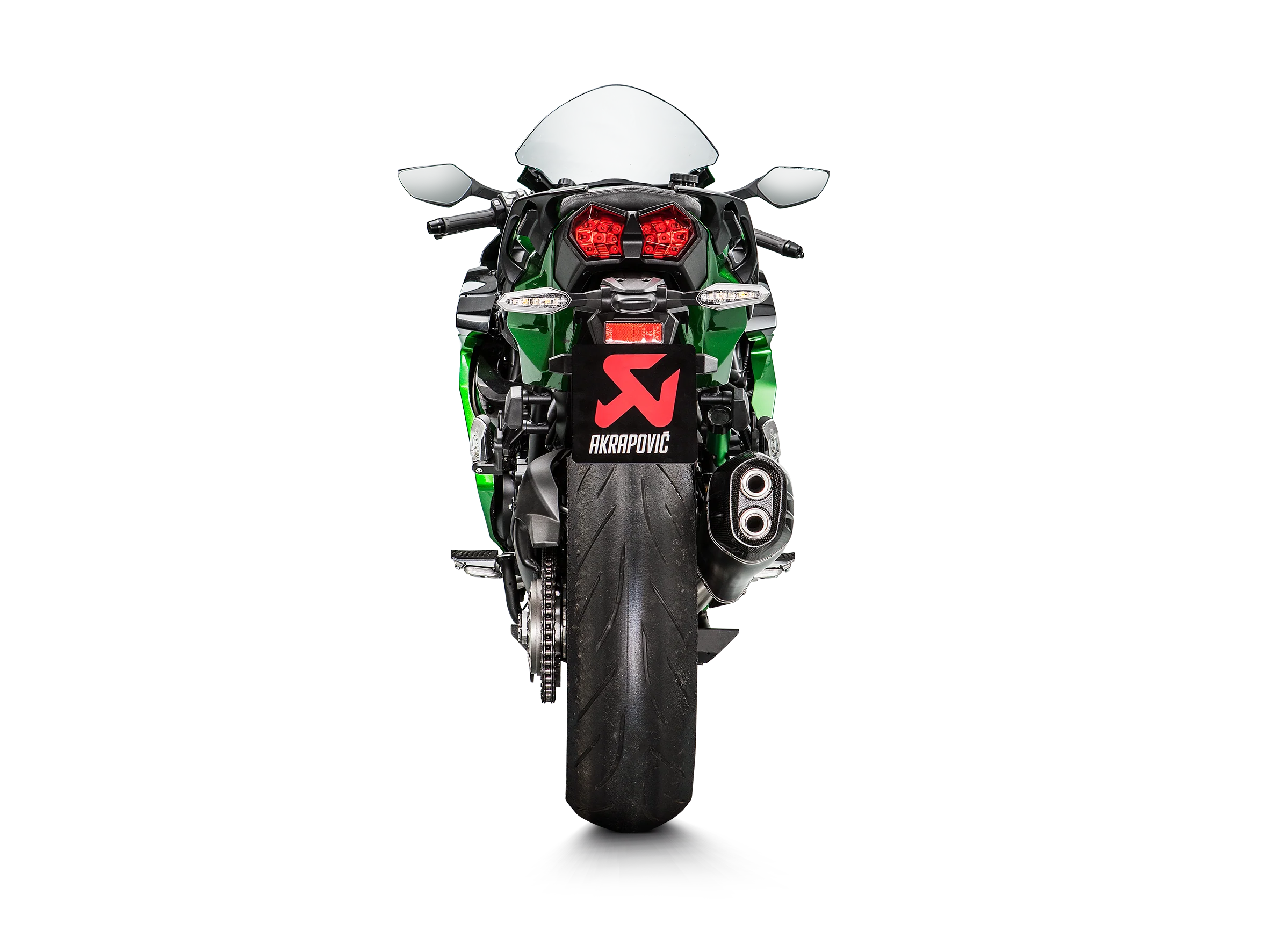Akrapovic Slip-On Exhaust Kawasaki H2 SX 2018-2021 - Image 4