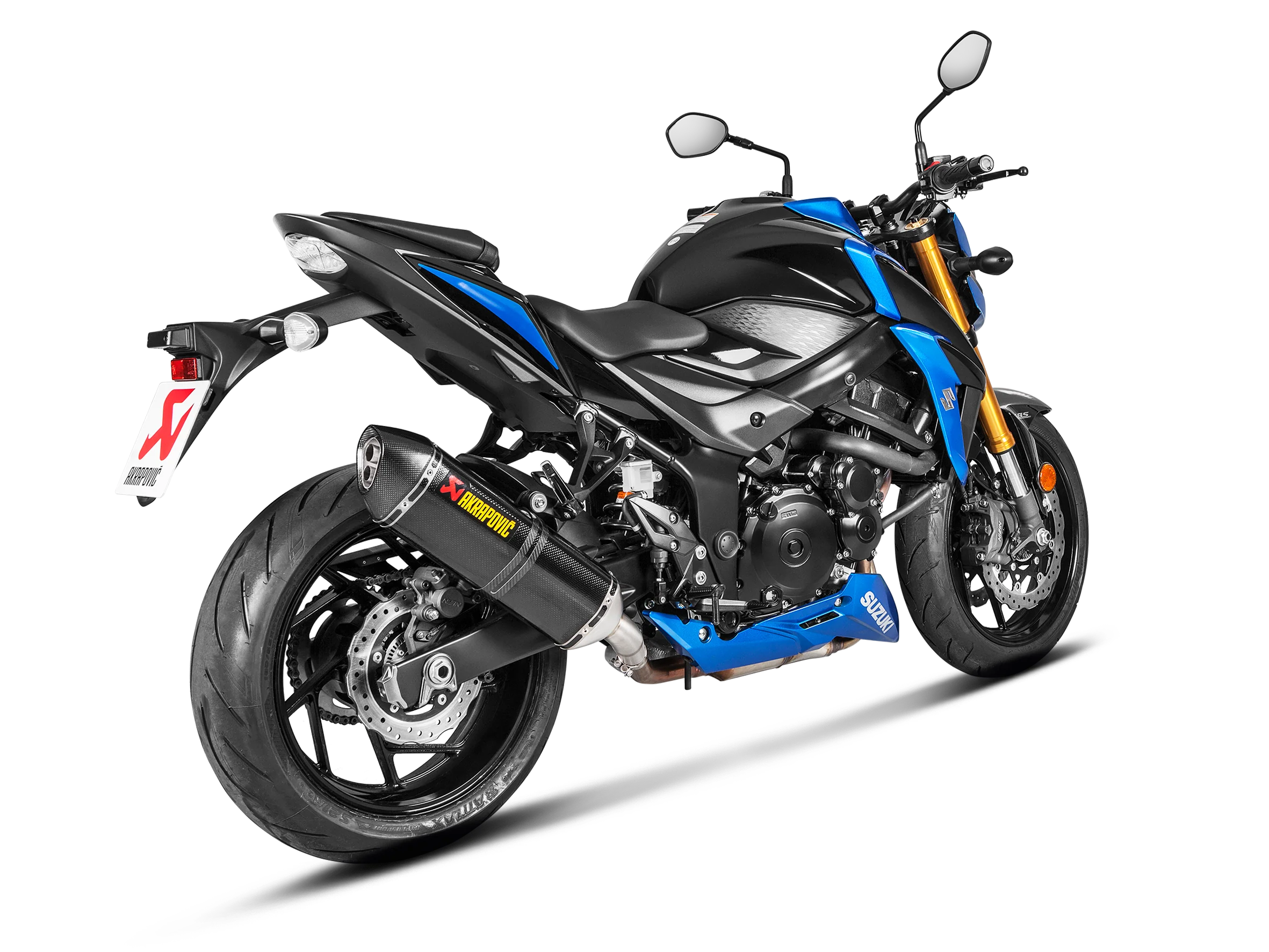 Akrapovic Slip-On Exhaust Suzuki GSXS 750 2017-2022 - Image 3
