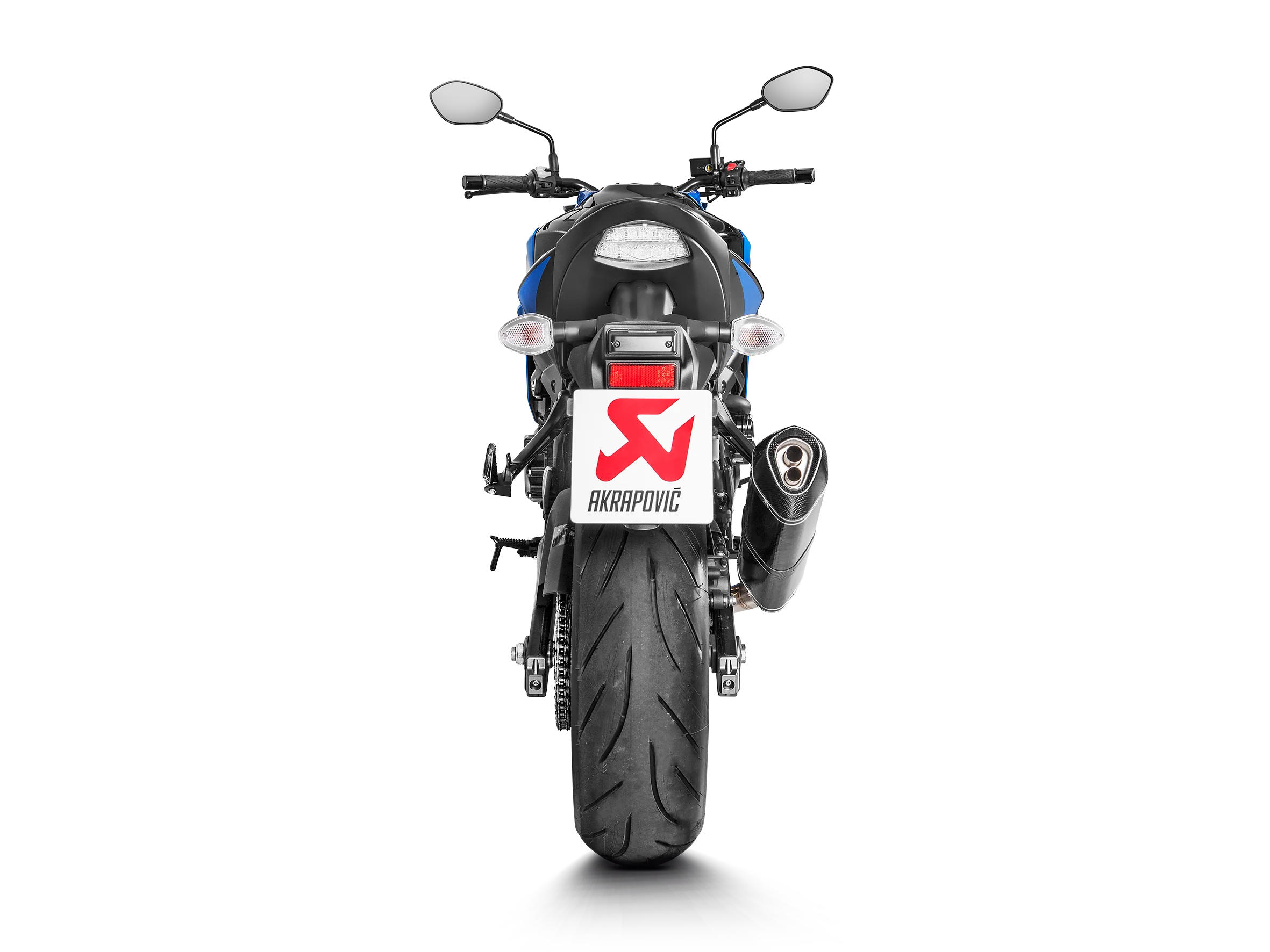Akrapovic Slip-On Exhaust Suzuki GSXS 750 2017-2022 - Image 4