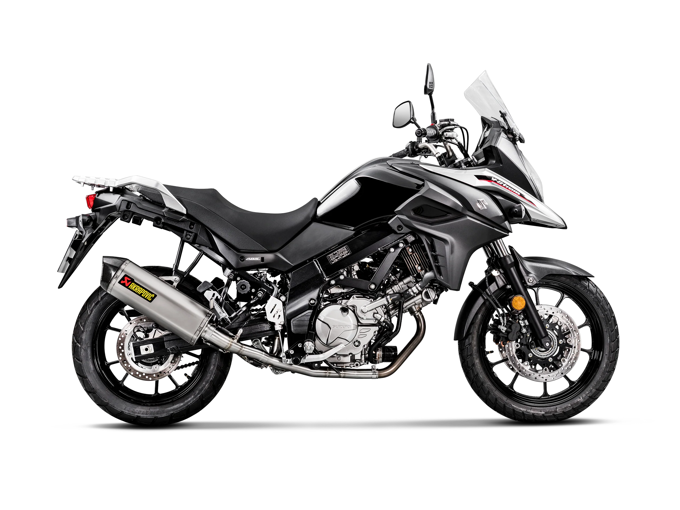 Akrapovic Slip-On Exhaust Suzuki V-Strom 650 2017-2025 - Image 2