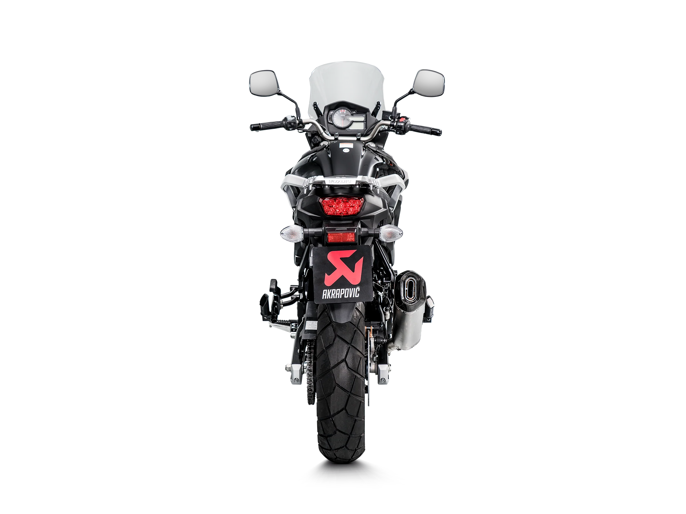 Akrapovic Slip-On Exhaust Suzuki V-Strom 650 2017-2025 - Image 4