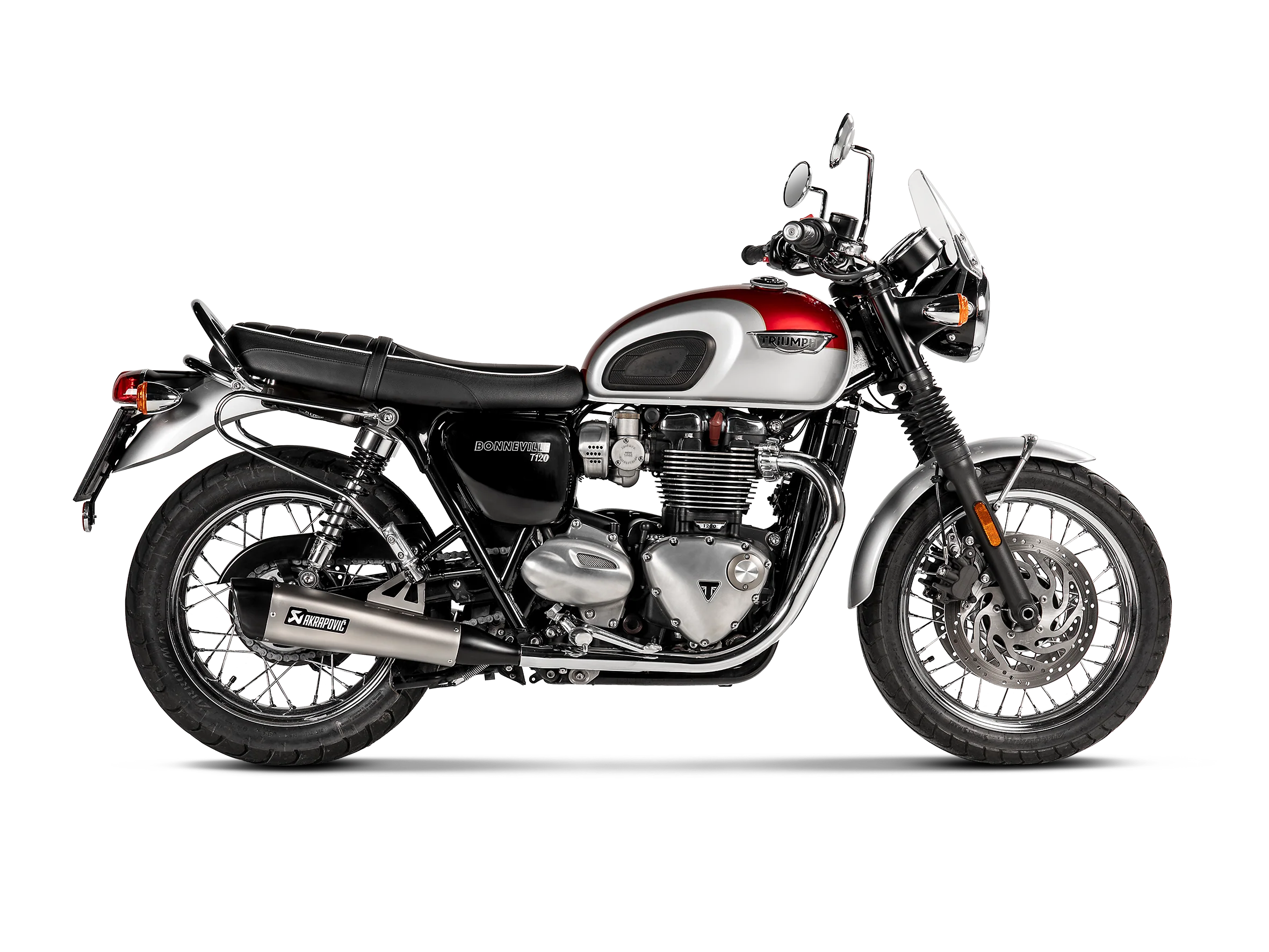 Akrapovic Slip-On Exhaust Triumph Bonneville T100 / T120 - Image 2