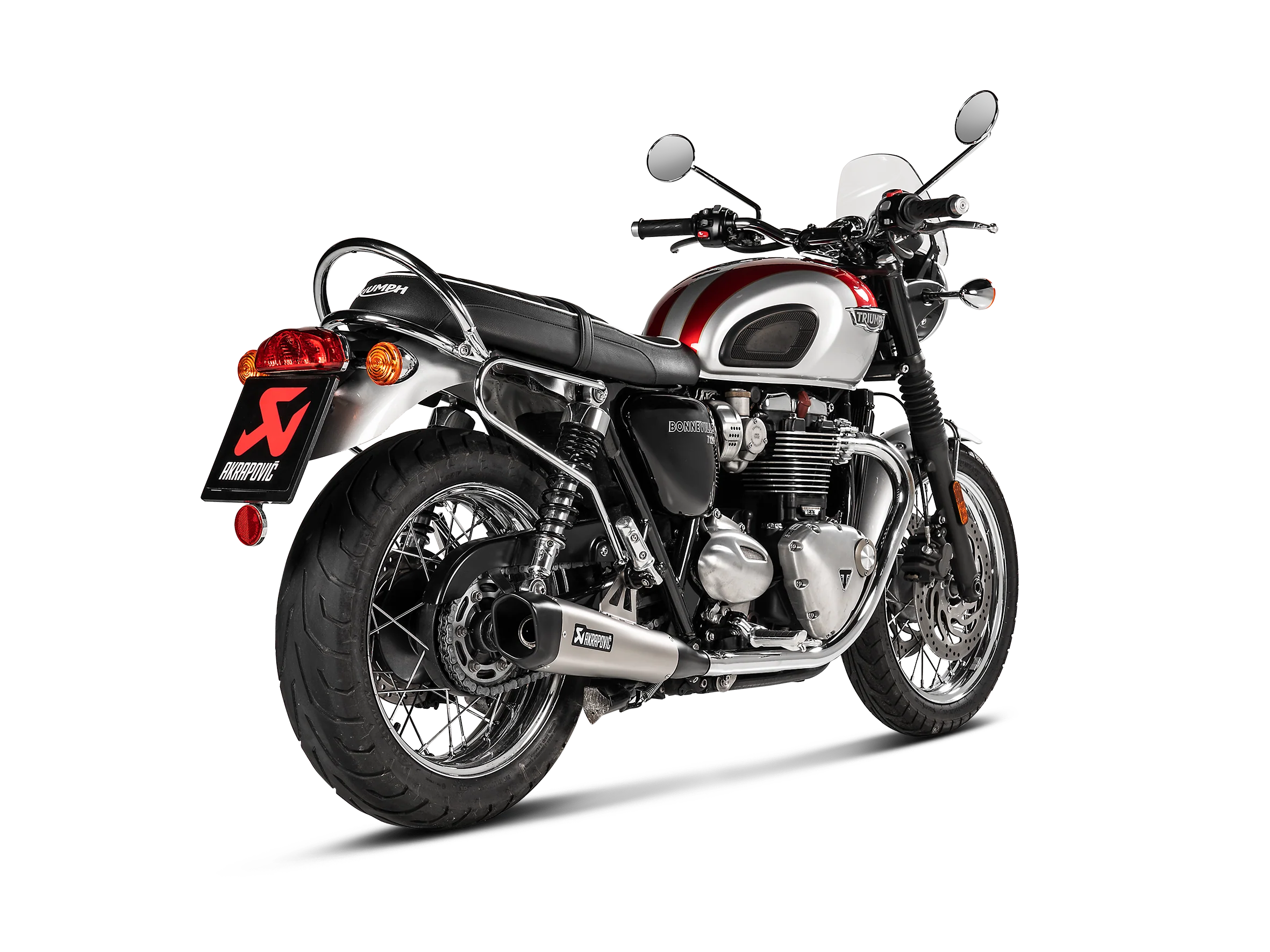 Akrapovic Slip-On Exhaust Triumph Bonneville T100 / T120 - Image 3