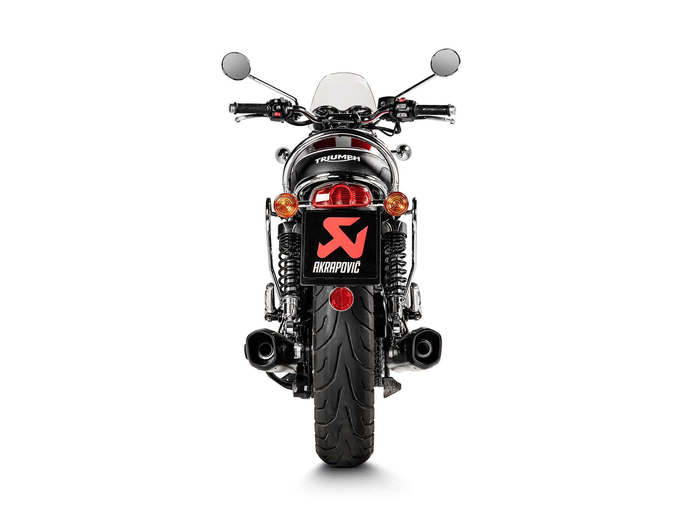 Akrapovic Slip-On Exhaust Triumph Bonneville T100 / T120 - Image 4