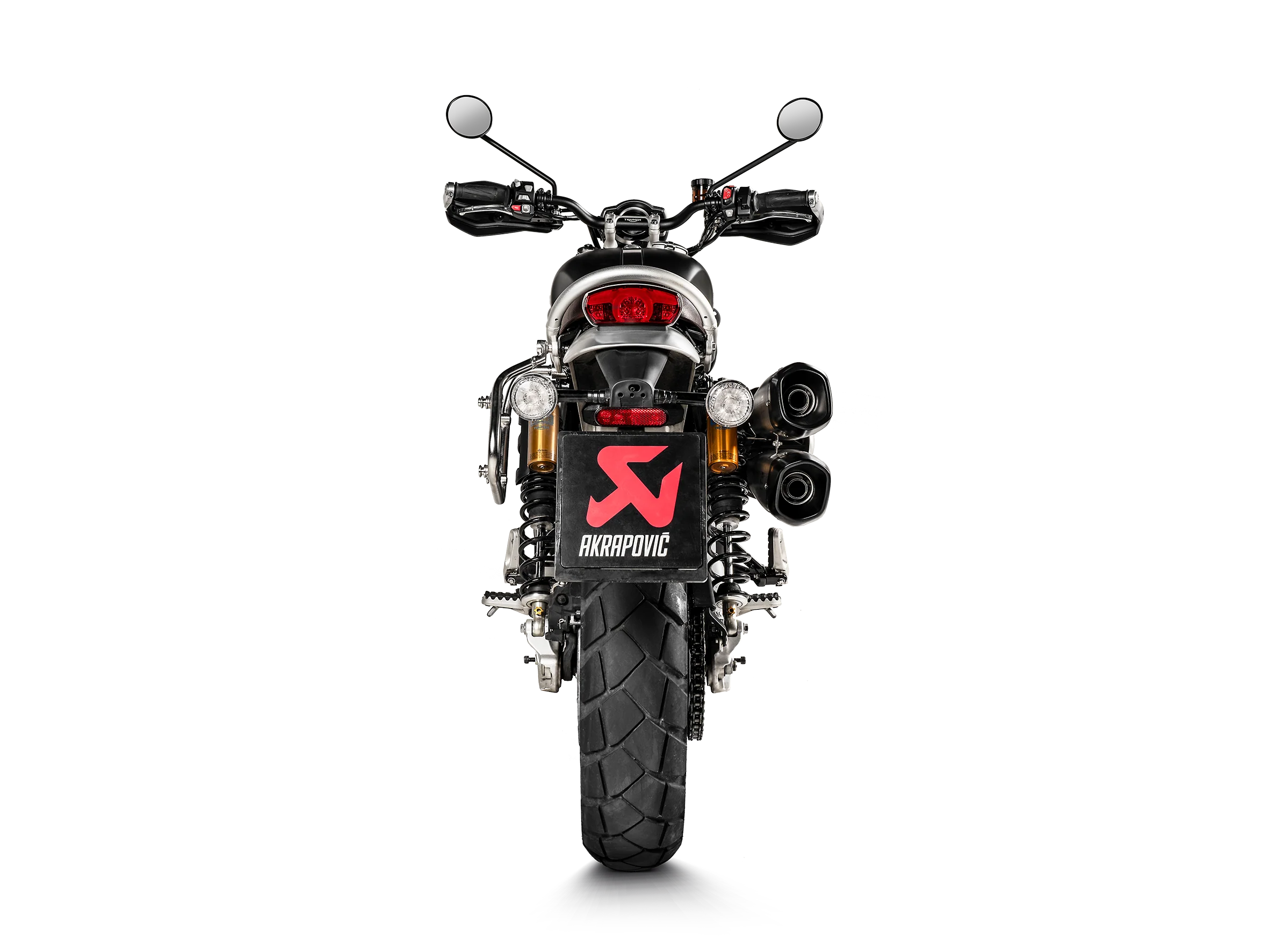 Akrapovic Slip-On Exhaust Triumph Scrambler 1200 XC / EX 2019-2020 - Image 4