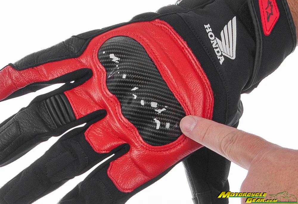 Alpinestars Honda SMX-Z Waterproof Gloves - Image 7