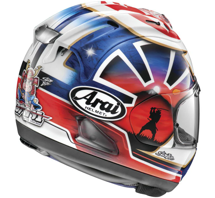 Arai Corsair-X Dani Samurai-2 Helmet - Snell 2020 - Image 2
