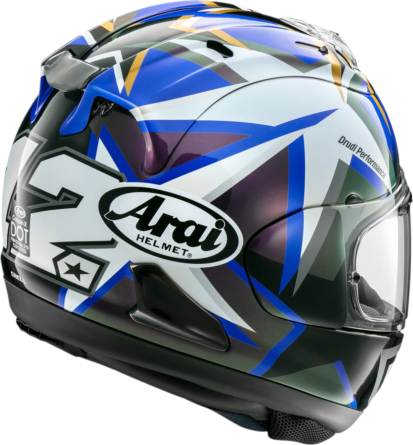 Arai Corsair-X Vinales-5 Helmet ~ Snell 2020 - Image 2