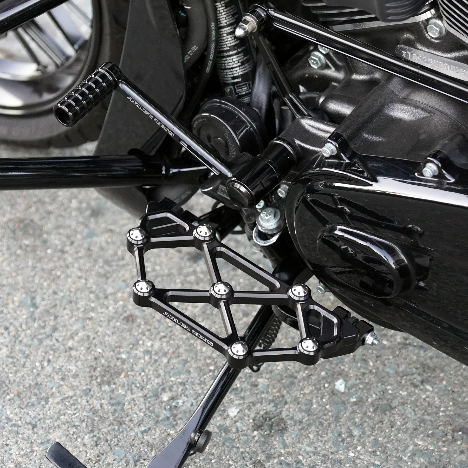 Arlen Ness Mini Diamond Floorboards - Driver - FLT - Image 7