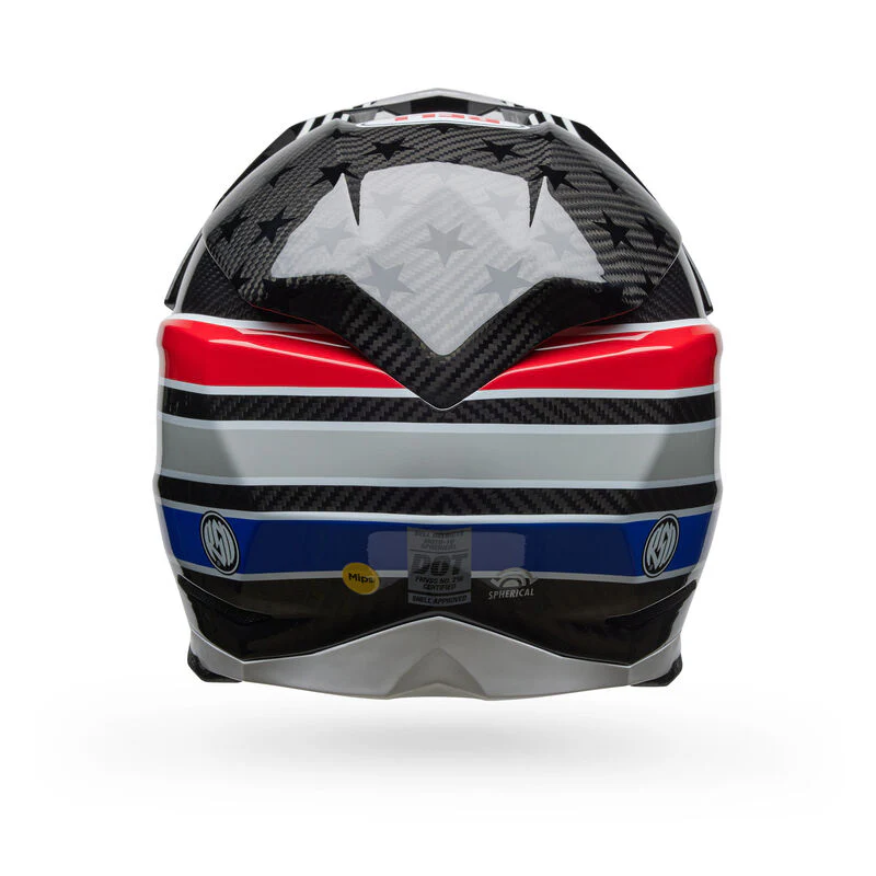 Bell Moto-10 Spherical RSD Old Glory Helmet - Image 5