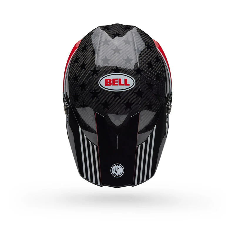 Bell Moto-10 Spherical RSD Old Glory Helmet - Image 6