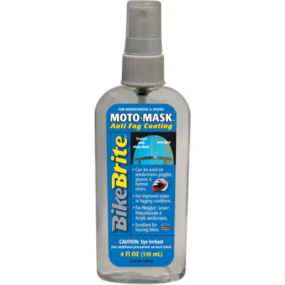 BikeBrite Moto-Mask Anti-Fog Coating