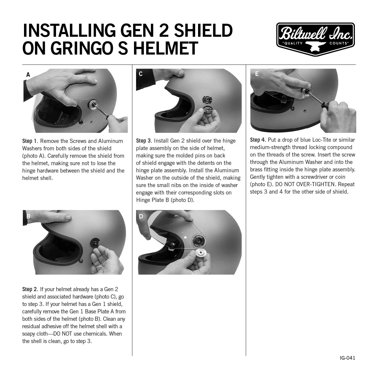 Biltwell Lane Splitter Or Gringo S Baseplate Kit - Image 3