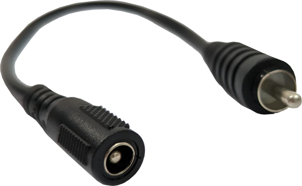 Califnornia Heat 12V RCA to Female Coax Adapter