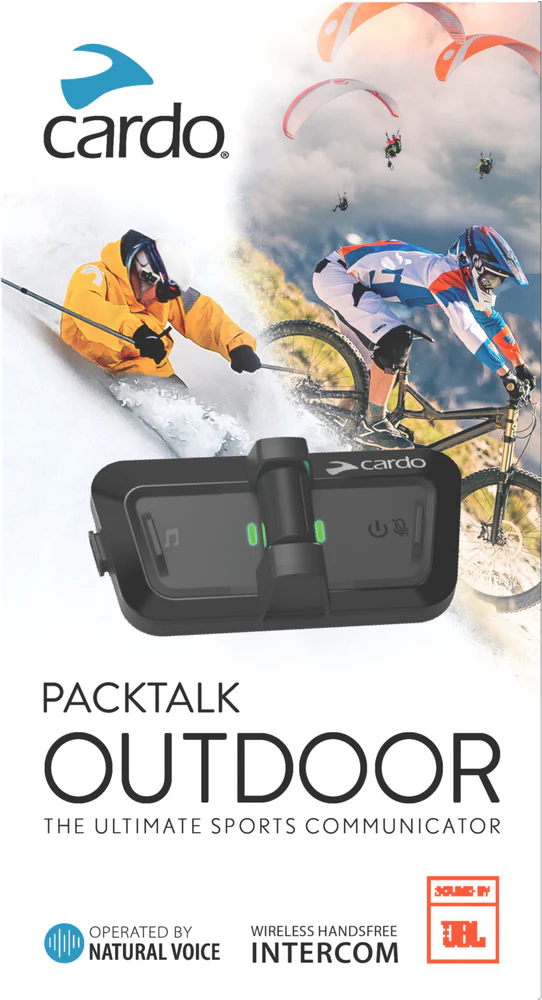 Cardo Packtalk Outdoor Single Comm System - Image 2