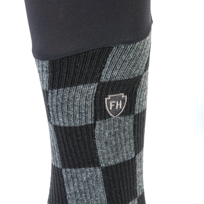 Fasthouse Youth Elrod Legacy Knee Brace Sock ~ 3924-0005-00; Black, Size One Size (BLKOS) - Image 2