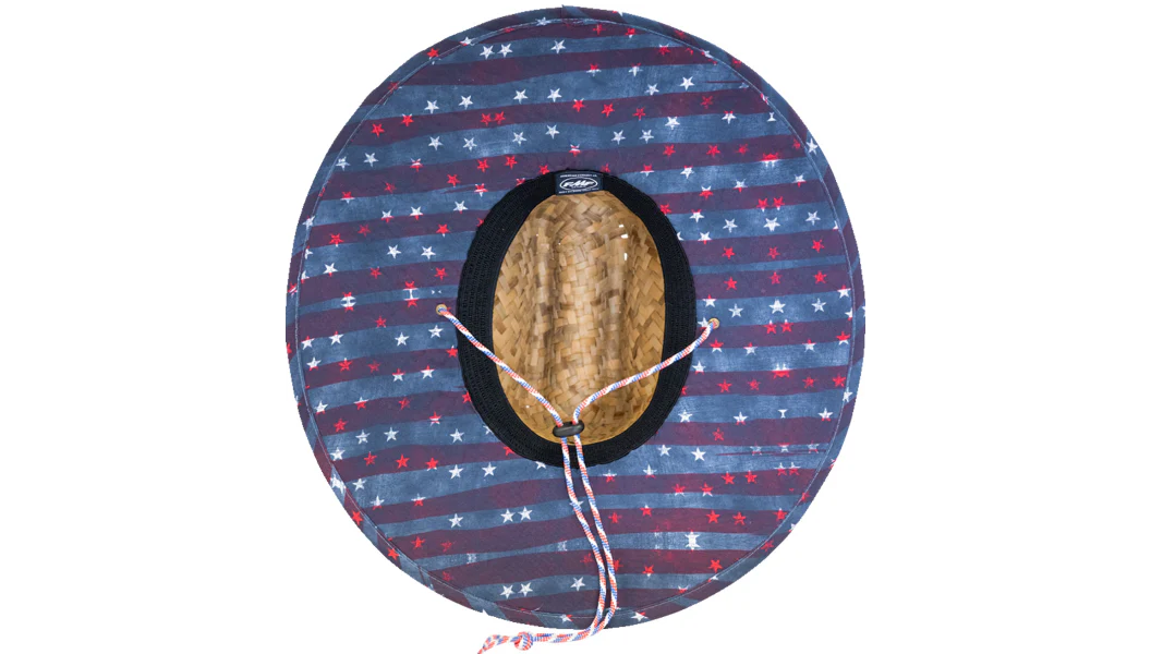 FMF Old Glory Straw Hat - Image 2