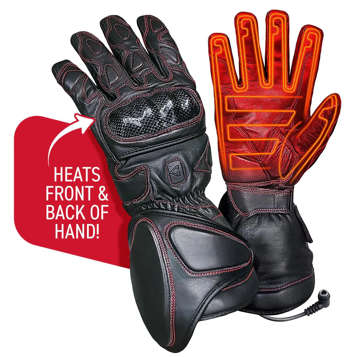 Gerbing 12V Extreme Hard Knuckle Heated Gloves - Image 3