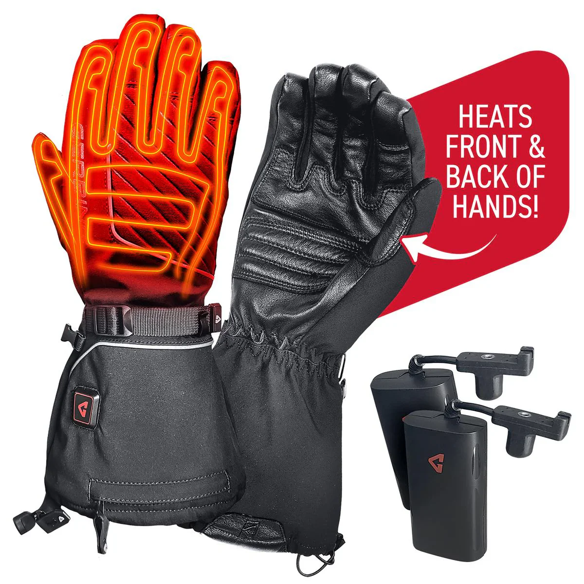 Gerbing 7 V Atlas Ultra-Flex Battery Heated Gloves for Women - Image 3