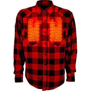 Gerbing 7 V Battery Heated Flannel Shirt - Image 12