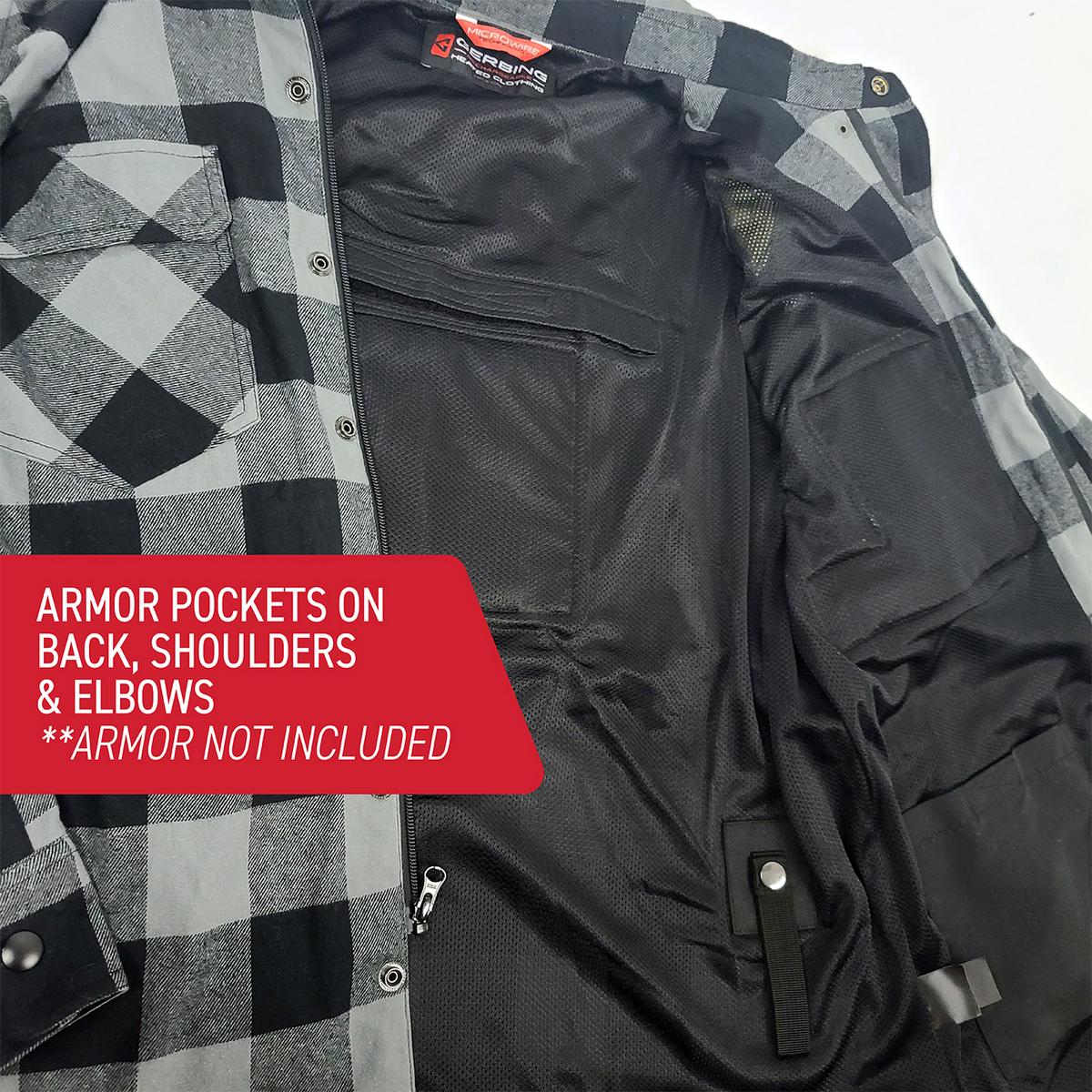 Gerbing 7 V Battery Heated Flannel Shirt - Image 6