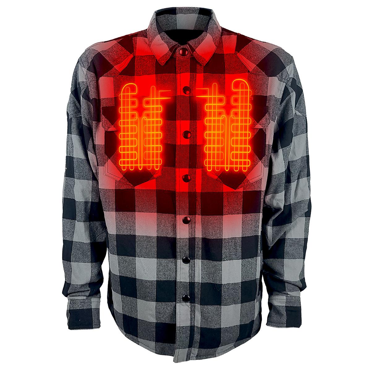 Gerbing 7 V Battery Heated Flannel Shirt - Image 9