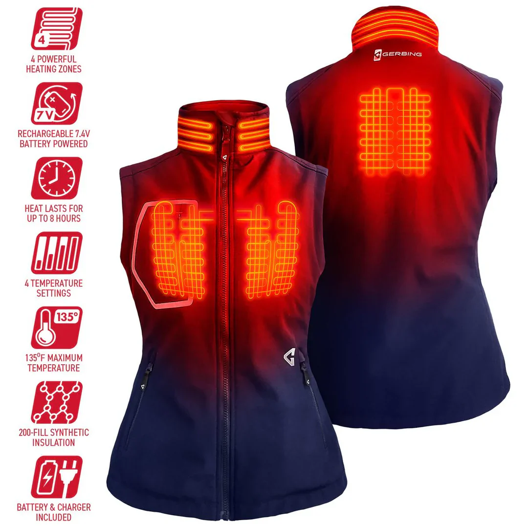 Gerbing Women's 7V Torrid Softshell Heated Vest 2.0 - Image 4