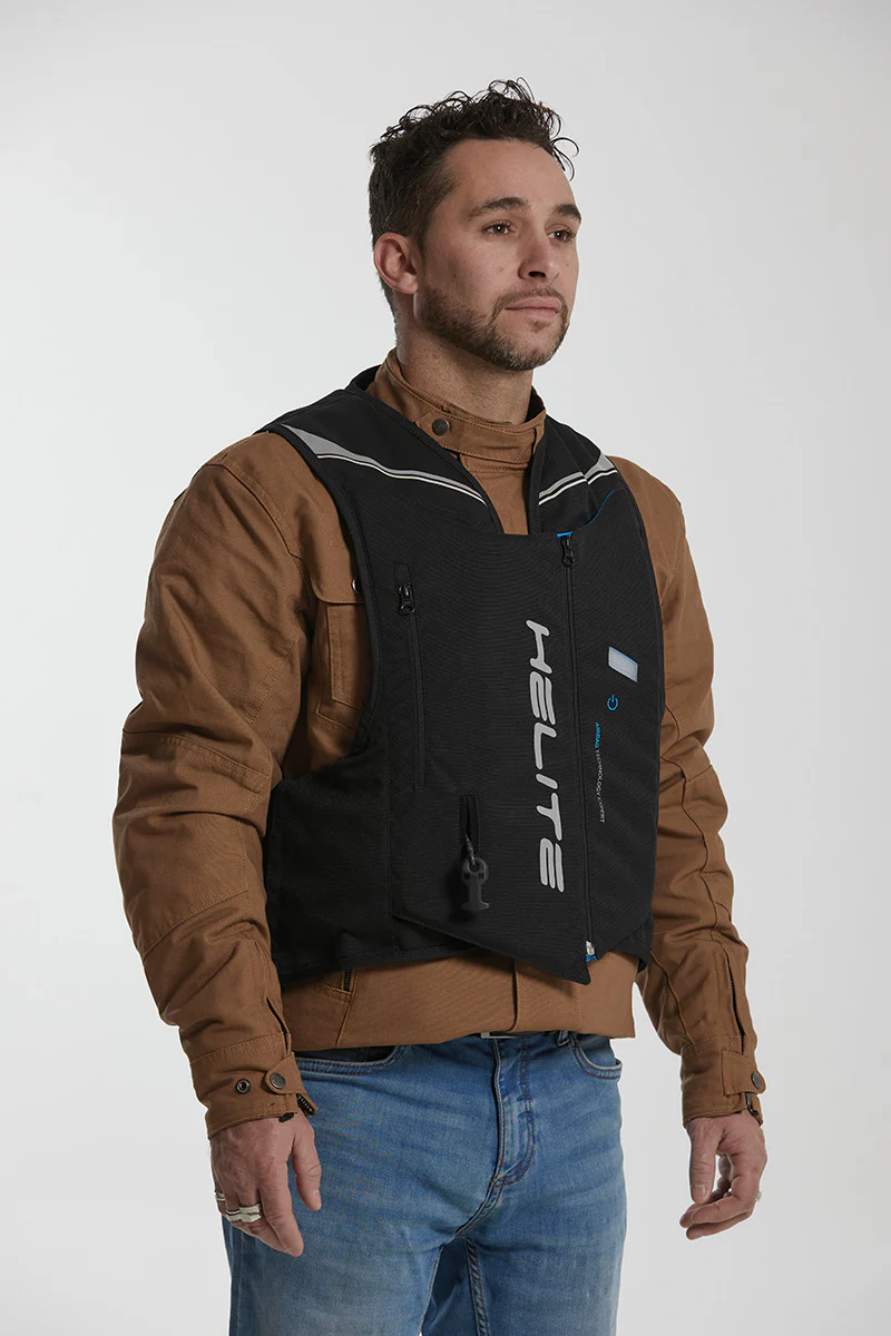 Helite E-Double Turtle Airbag Vest (Electronic Trigger)