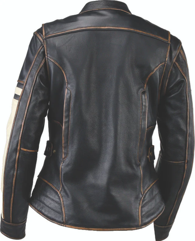Kuryakyn Leather By River Road Dame Vintage Leather Jacket for Women - Image 4