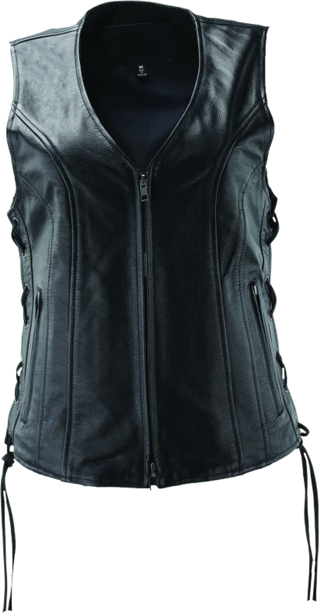 Kuryakyn Leather By River Road Sapphire Leather Vest for Women