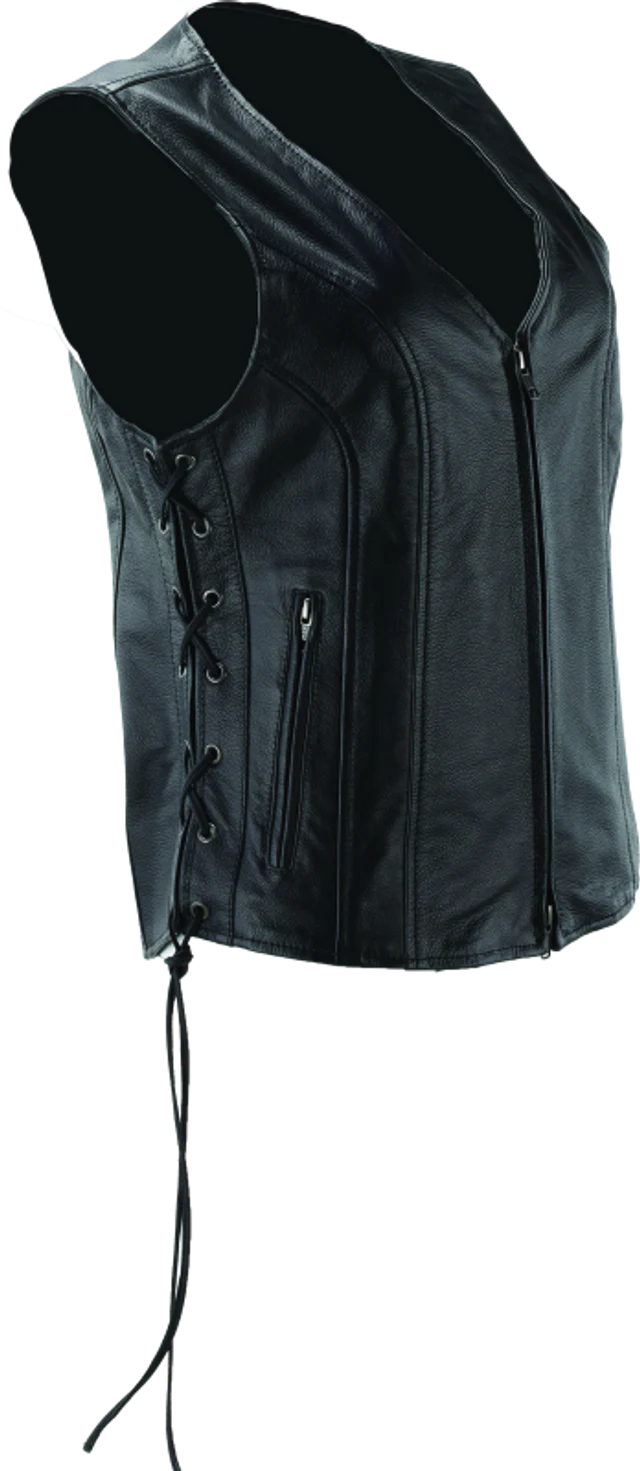 Kuryakyn Leather By River Road Sapphire Leather Vest for Women - Image 4