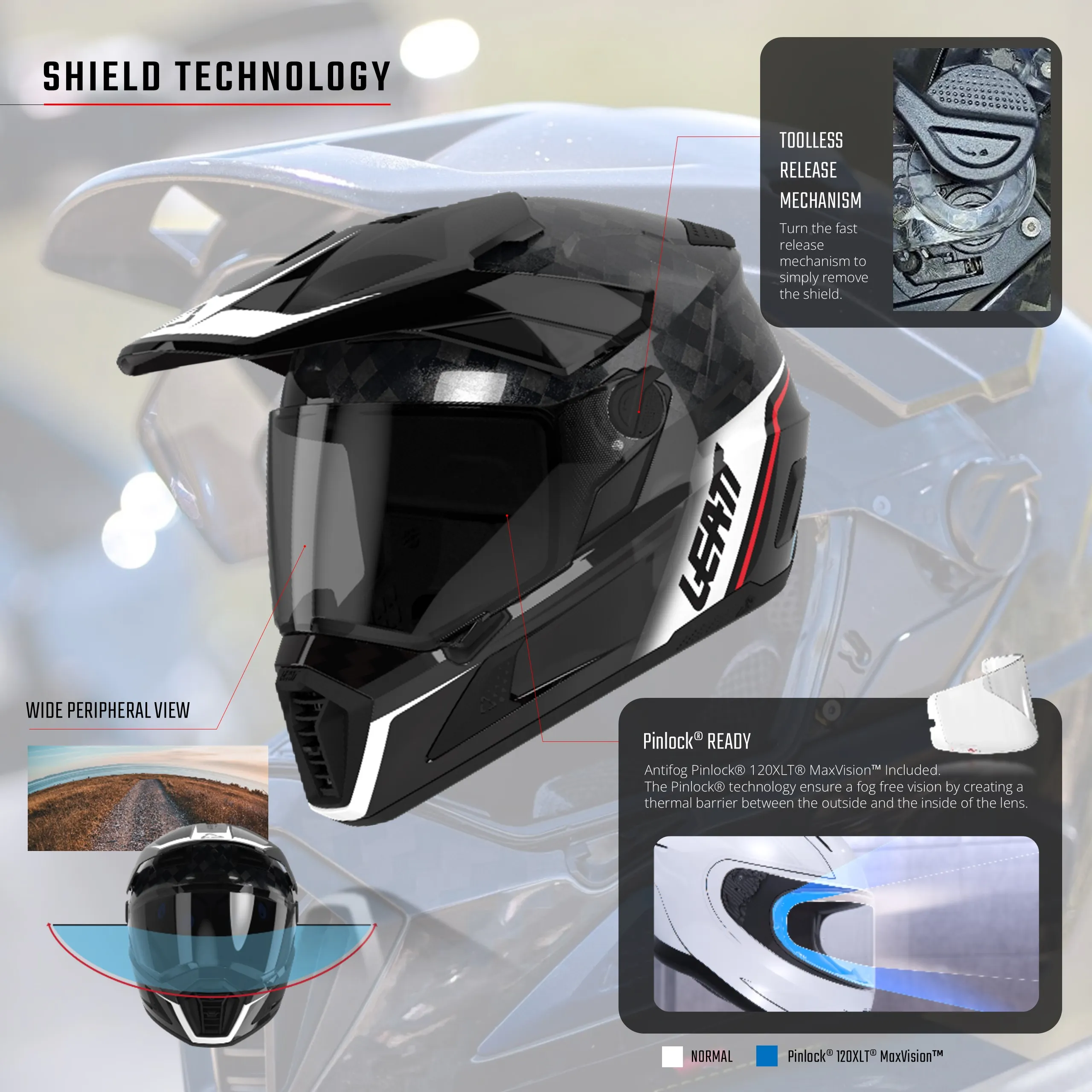 Leatt ADV 8.5 Helmet Kit with 4.5 Goggle - Image 17