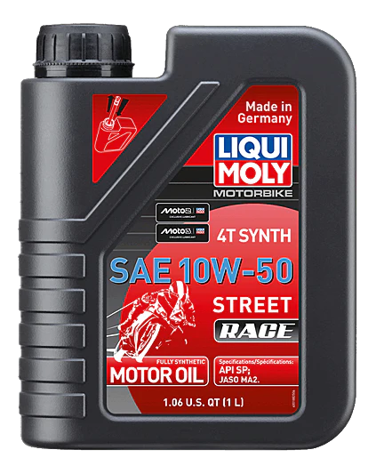 Liqui Moly 4T Synthetic Street Race Engine Oil - 10W-50