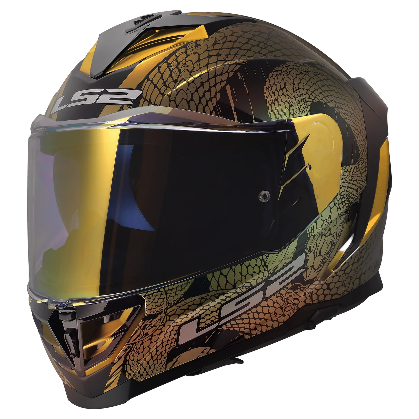 LS2 Assault III Snakebite Helmet