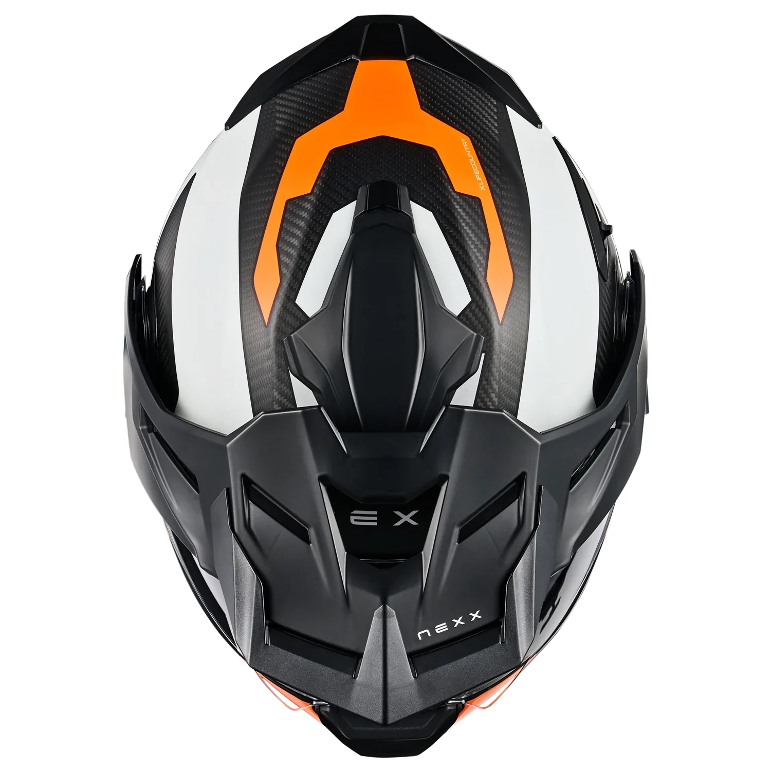 NEXX X.Lifecountry Terra Carbon Modular Adventure Touring Helmet - Image 12