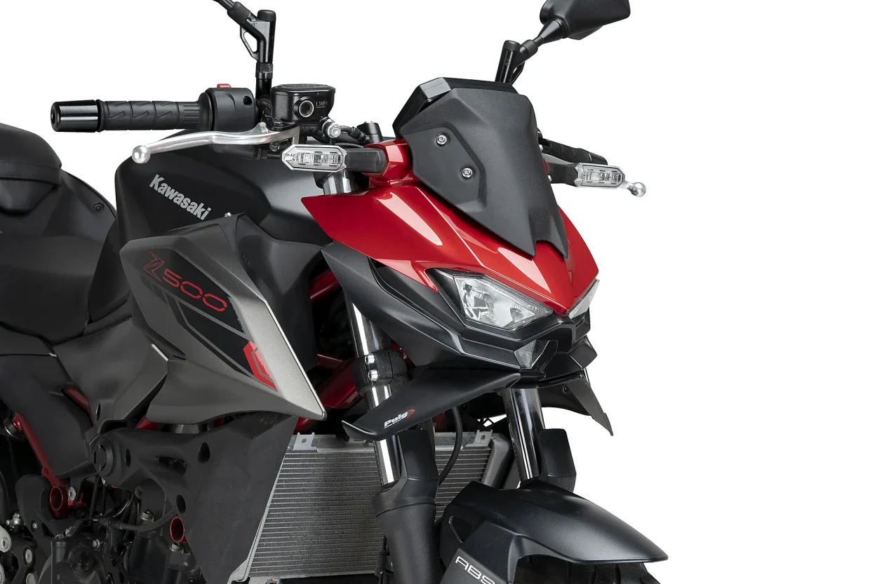 Puig Naked Front Spoilers Kawasaki Z500 / SE 2024-2026