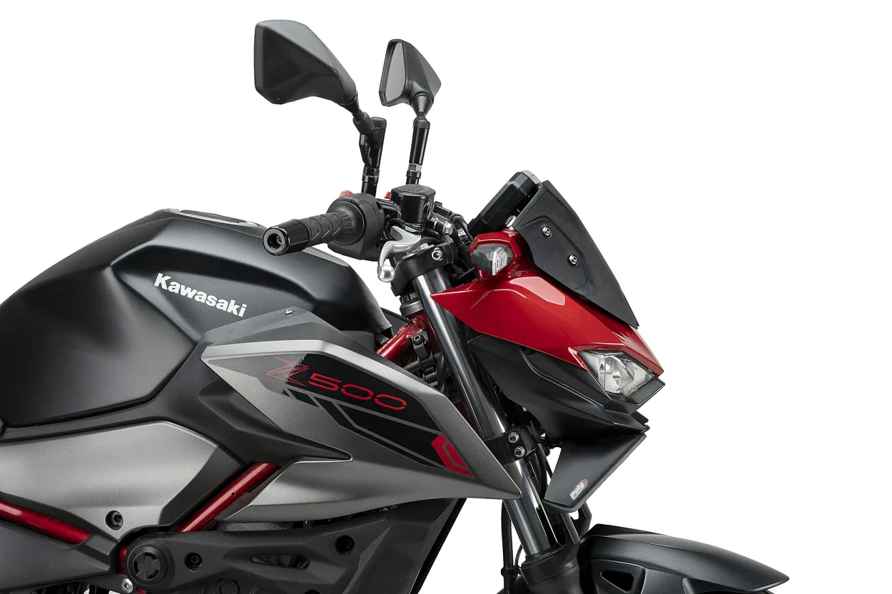 Puig Naked Front Spoilers Kawasaki Z500 / SE 2024-2026 - Image 5