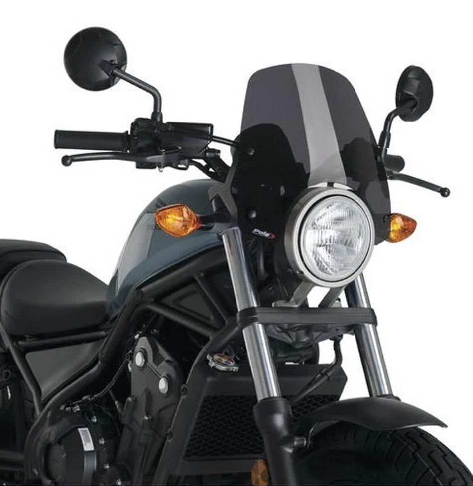 Puig Naked New Generation Windscreen Honda Rebel 300 / 500 2017-2026 - Image 2