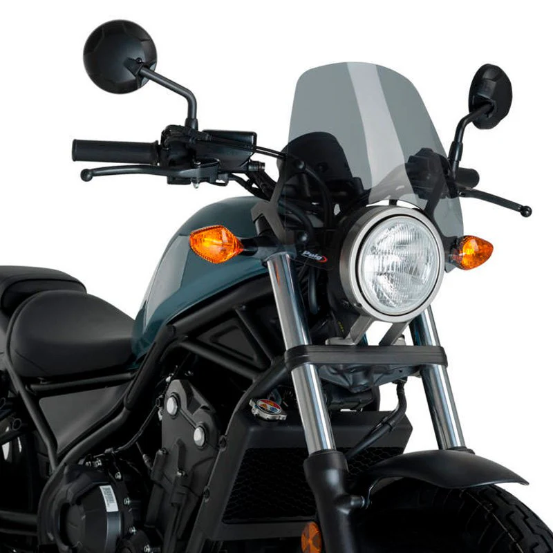Puig Naked New Generation Windscreen Honda Rebel 300 / 500 2017-2026 - Image 3