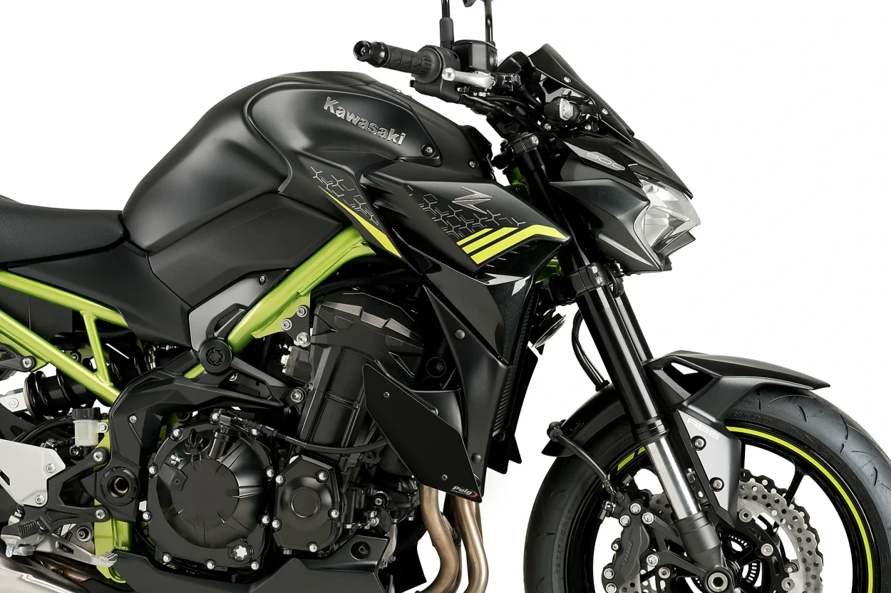Puig Naked Side Spoilers Kawasaki Z650 2020-2024 - Image 3
