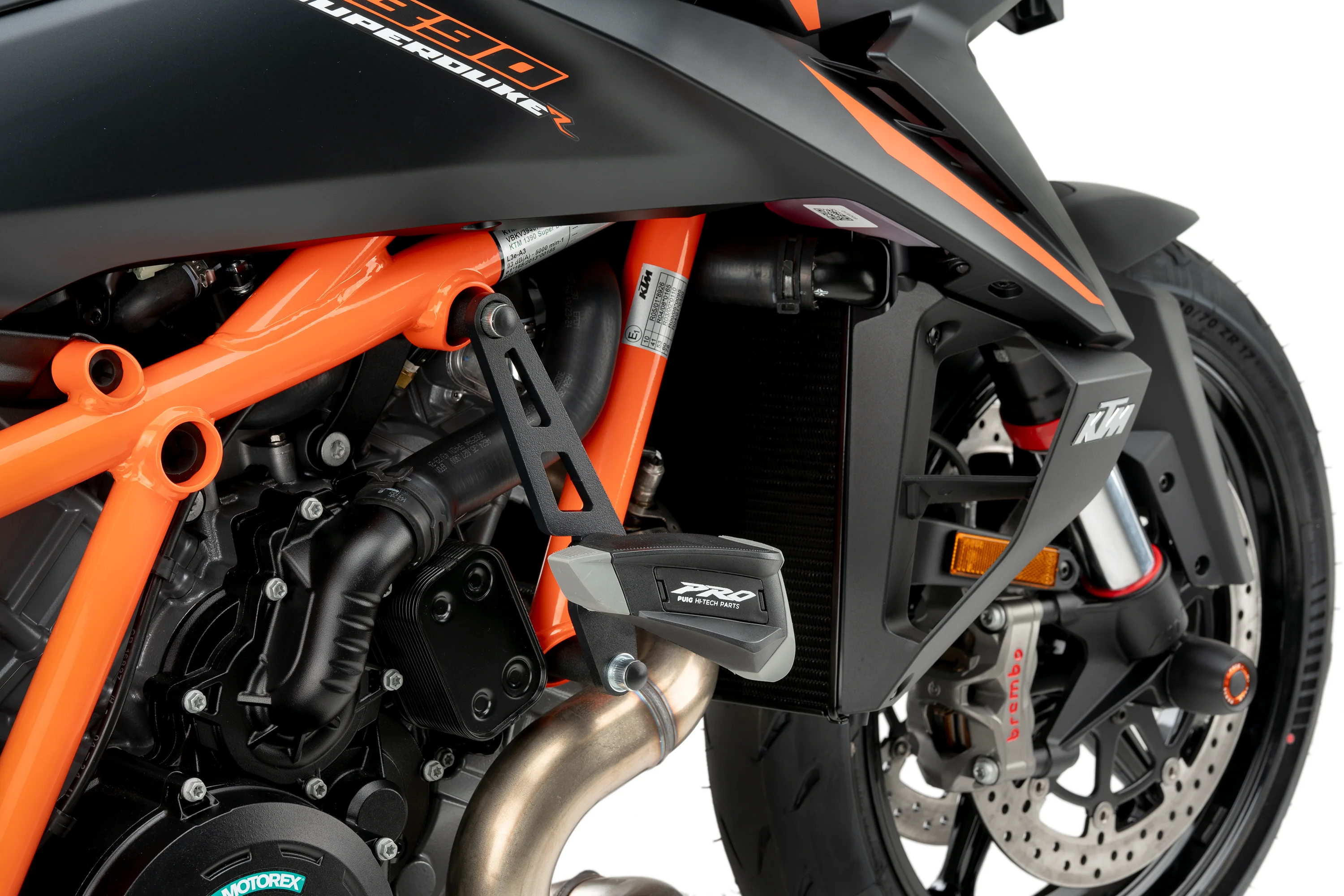 Puig Pro 2.0 Frame Sliders KTM 1290 Super Duke R / 1390 Super Duke R Evo 2020-2024 - Image 2