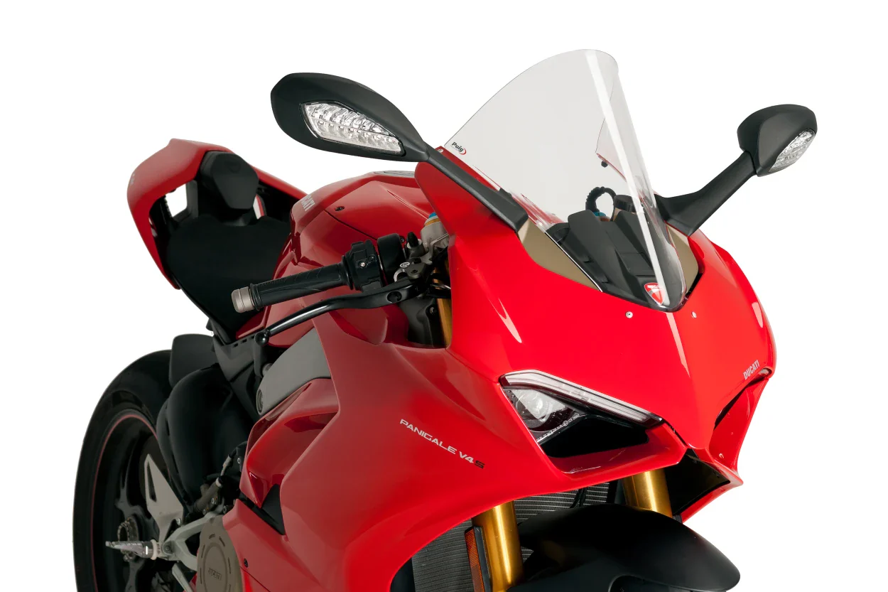 Puig R-Racer Windscreen Ducati Panigale V4 / V4S / V4SP / V4R 2020-2024 - Image 4